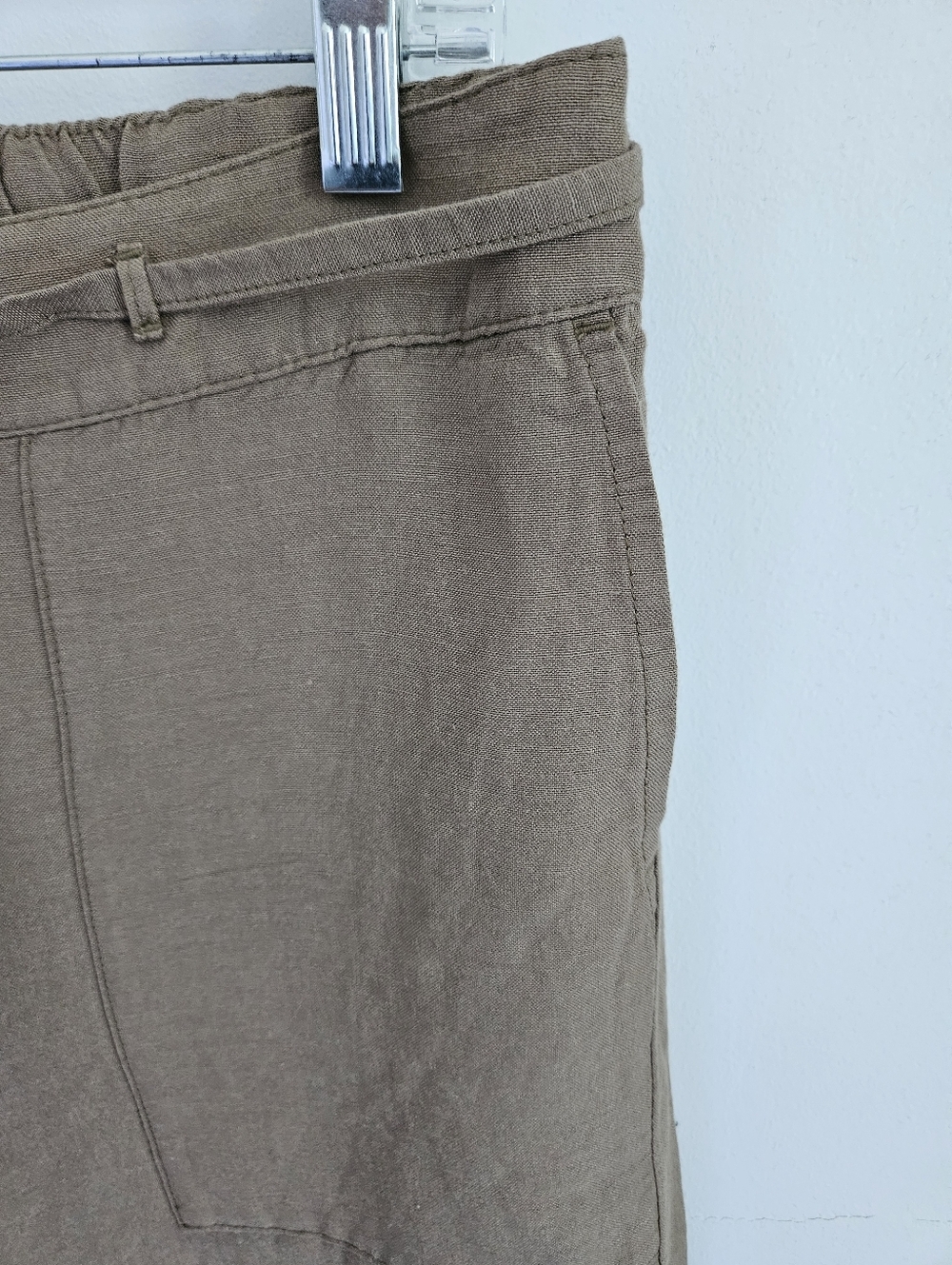 J. Jill Linen Blend Cargo Wide Leg Pants NWT - Picture 4 of 4